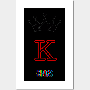 King t-shirt Posters and Art